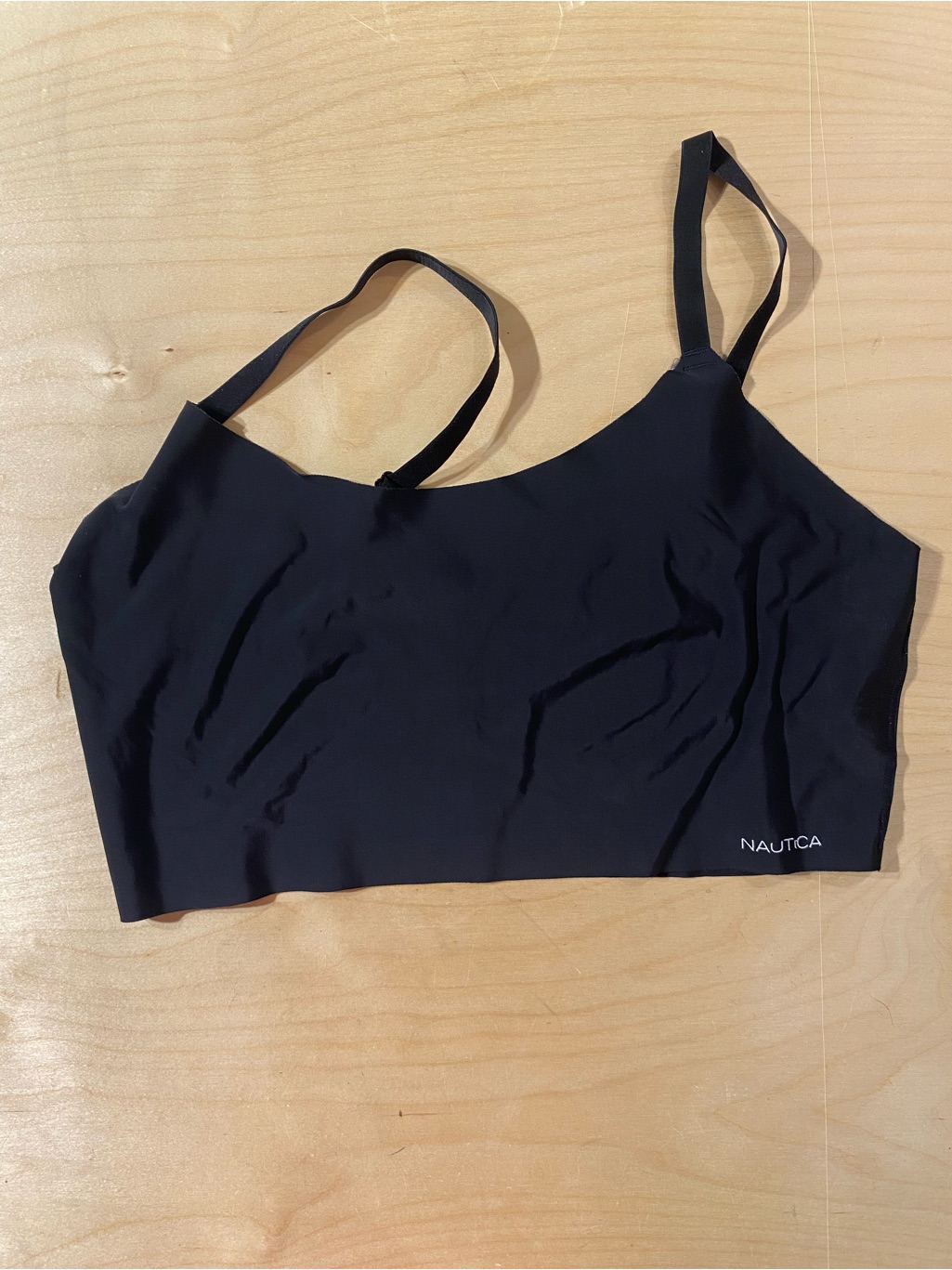 Nautica Black Bralette With Slim Straps 2x (Sc)